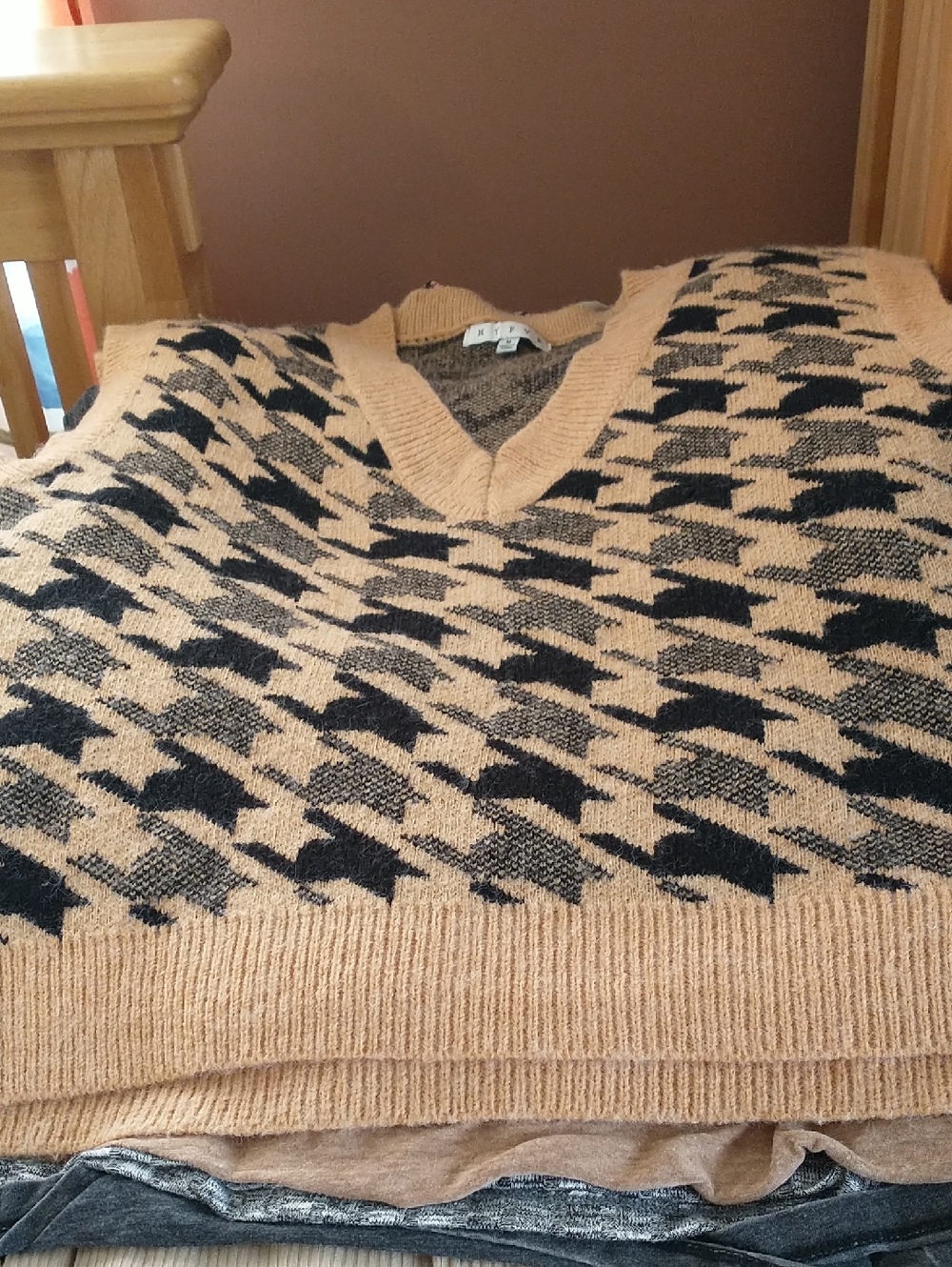 "You Ain't Nothin' but a" Houndstooth Vest
